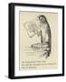 The Perpendicular Purple Polly-Edward Lear-Framed Giclee Print