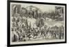 The Perraherra, or Annual Festival of the Singhalese at Kandy, Ceylon-null-Framed Giclee Print