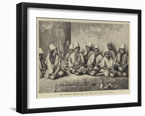 The Persian Famine, Boys in the Orphanage at Shiraz-null-Framed Giclee Print