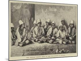 The Persian Famine, Boys in the Orphanage at Shiraz-null-Mounted Giclee Print