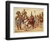 The Persian King Shapur I Using the Captured Roman Emperor Valerian as a Footstool, C260-null-Framed Giclee Print