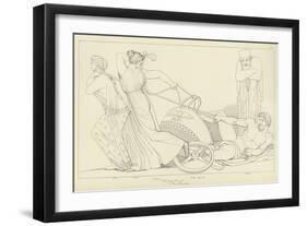 The Persians-John Flaxman-Framed Giclee Print