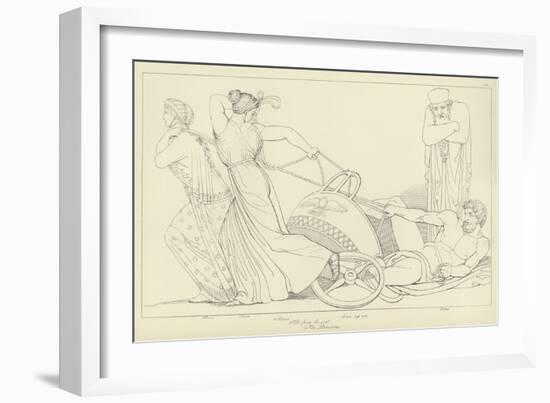 The Persians-John Flaxman-Framed Giclee Print