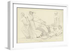 The Persians-John Flaxman-Framed Giclee Print