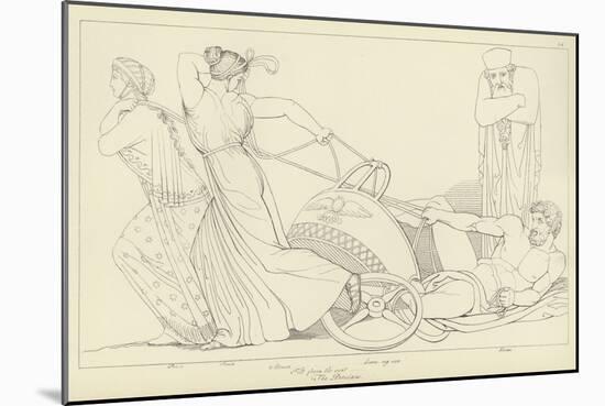 The Persians-John Flaxman-Mounted Giclee Print