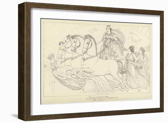 The Persians-John Flaxman-Framed Giclee Print