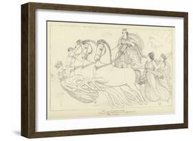 The Persians-John Flaxman-Framed Giclee Print