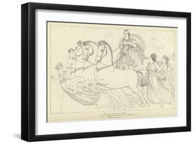 The Persians-John Flaxman-Framed Giclee Print