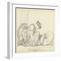 The Persians-John Flaxman-Framed Giclee Print