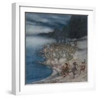 The Pert Fairies and The Dapper Elves-Arthur Rackham-Framed Giclee Print