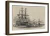 The Peru Emigrant-Ship Leaving Cork for Melbourne, Port Phillip-null-Framed Giclee Print