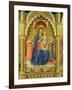 The Perugia Altarpiece, Central Panel Depicting the Madonna and Child-Fra Angelico-Framed Giclee Print