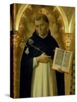 The Perugia Altarpiece, Side Panel Depicting St. Dominic, 1437 (Detail)-Fra Angelico-Stretched Canvas
