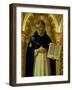 The Perugia Altarpiece, Side Panel Depicting St. Dominic, 1437 (Detail)-Fra Angelico-Framed Giclee Print