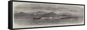 The Peruvian Ironclad Loa Ashore on Callao Spit-null-Framed Stretched Canvas