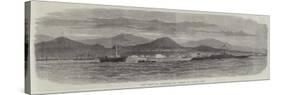 The Peruvian Ironclad Loa Ashore on Callao Spit-null-Stretched Canvas