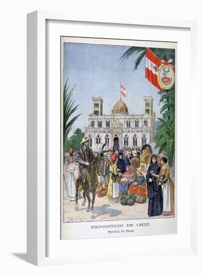 The Peruvian Pavilion at the Universal Exhibition of 1900, Paris, 1900-null-Framed Giclee Print