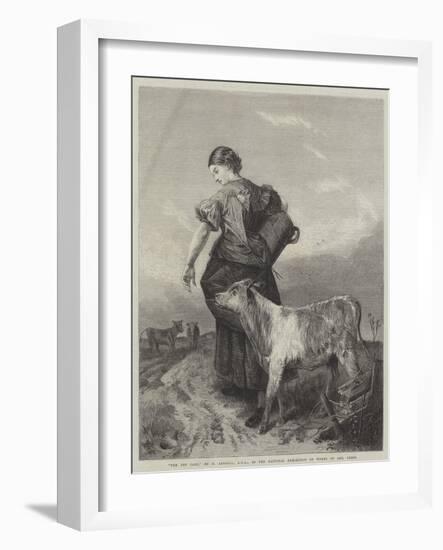 The Pet Calf-Richard Ansdell-Framed Giclee Print