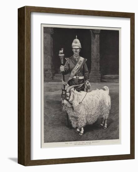 The Pet Goat of the Welsh Regiment-null-Framed Giclee Print