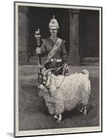 The Pet Goat of the Welsh Regiment-null-Mounted Giclee Print