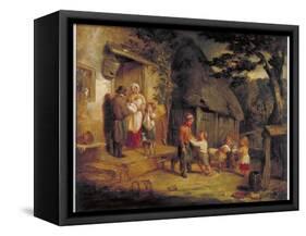 The Pet Lamb, C1813-William Collins-Framed Stretched Canvas