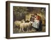 The Pet Lamb-Adolph Eberle-Framed Giclee Print