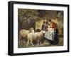 The Pet Lamb-Adolph Eberle-Framed Giclee Print