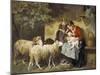 The Pet Lamb-Adolph Eberle-Mounted Giclee Print