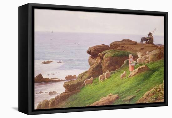 The Pet Lamb-J. Hardwicke Lewis-Framed Stretched Canvas