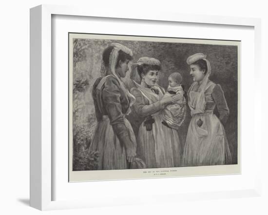 The Pet of the Hospital Nurses-null-Framed Giclee Print