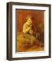 The Pet Rabbit-Felix Schlesinger-Framed Giclee Print