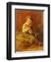 The Pet Rabbit-Felix Schlesinger-Framed Giclee Print