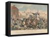 The Peterloo Massacre, 16th August 1819-George Cruikshank-Framed Stretched Canvas