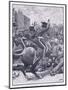 The Peterloo Massacre: Hussars Charging the People Ad 1819-Henry Marriott Paget-Mounted Giclee Print