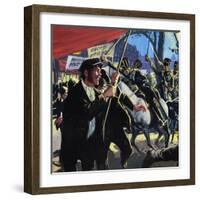 The Peterloo Massacre-English School-Framed Giclee Print