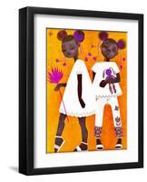 The Petite Twins-Erin K. Robinson-Framed Art Print