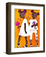 The Petite Twins-Erin K. Robinson-Framed Art Print