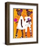 The Petite Twins-Erin K. Robinson-Framed Art Print