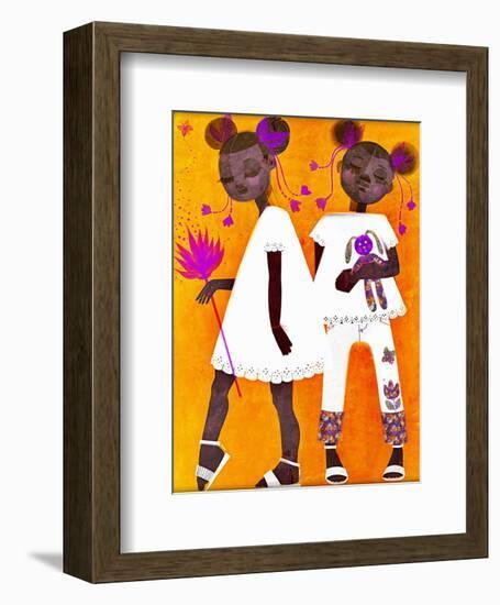 The Petite Twins-Erin K. Robinson-Framed Art Print