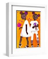 The Petite Twins-Erin K. Robinson-Framed Art Print