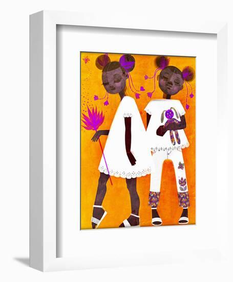 The Petite Twins-Erin K. Robinson-Framed Art Print