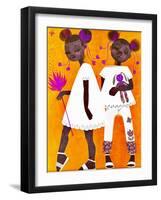 The Petite Twins-Erin K. Robinson-Framed Art Print