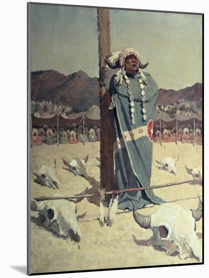 The Petition-Newell Convers Wyeth-Mounted Giclee Print