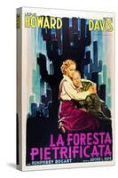 The Petrified Forest - (#1) Vintage Movie Poster-Lantern Press-Stretched Canvas