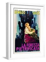 The Petrified Forest - (#1) Vintage Movie Poster-Lantern Press-Framed Art Print