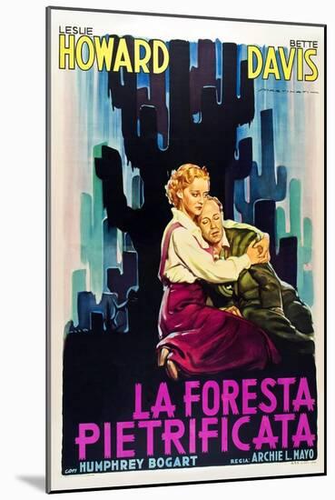 The Petrified Forest - (#1) Vintage Movie Poster-Lantern Press-Mounted Art Print