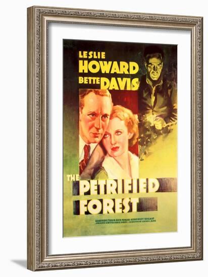 The Petrified Forest - (#2) Vintage Movie Poster-Lantern Press-Framed Art Print