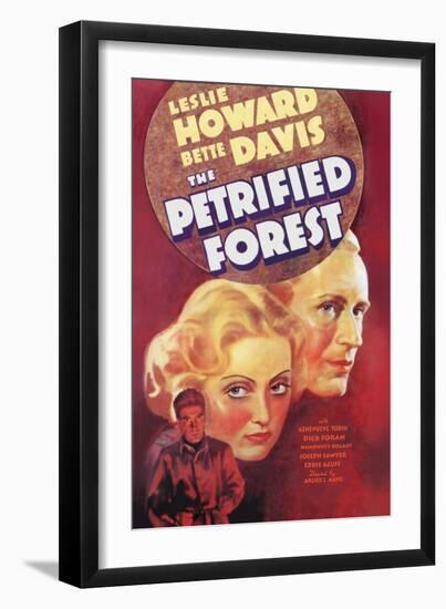 The Petrified Forest - (#3) Vintage Movie Poster-Lantern Press-Framed Art Print