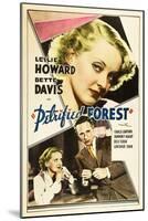 THE PETRIFIED FOREST, top: Bette Davis, bottom from left: Bette Davis, Leslie Howard, 1936.-null-Mounted Art Print