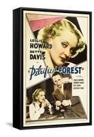 THE PETRIFIED FOREST, top: Bette Davis, bottom from left: Bette Davis, Leslie Howard, 1936.-null-Framed Stretched Canvas